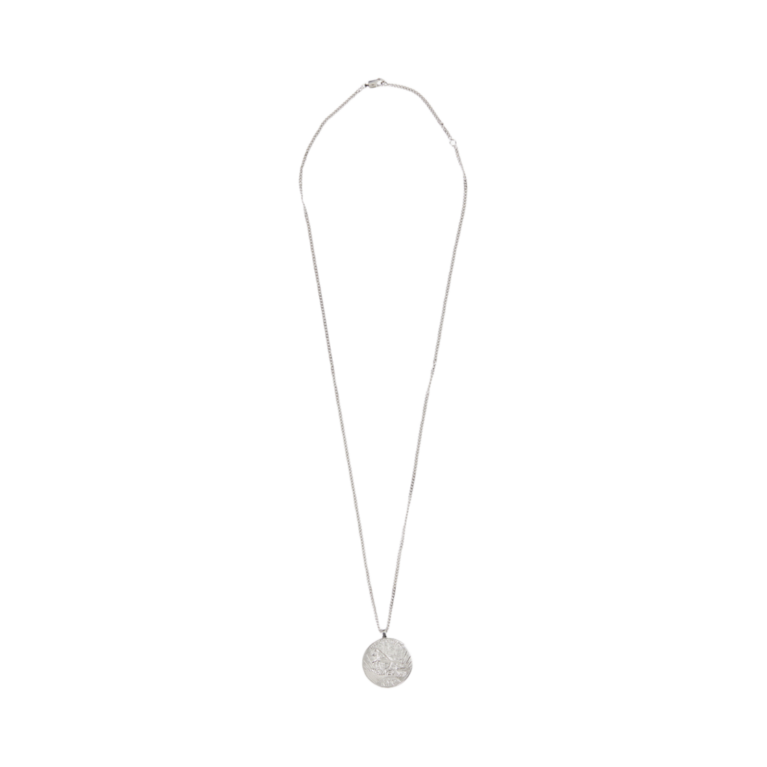 메종 키츠네 네클리스 코인 실버(Maison Kitsune Necklace Coin Silver) - 1
