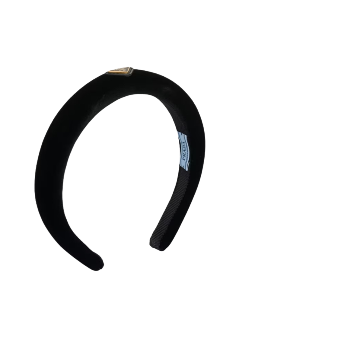 1IH020-068-F0002 (W) Prada Velvet Headband Black