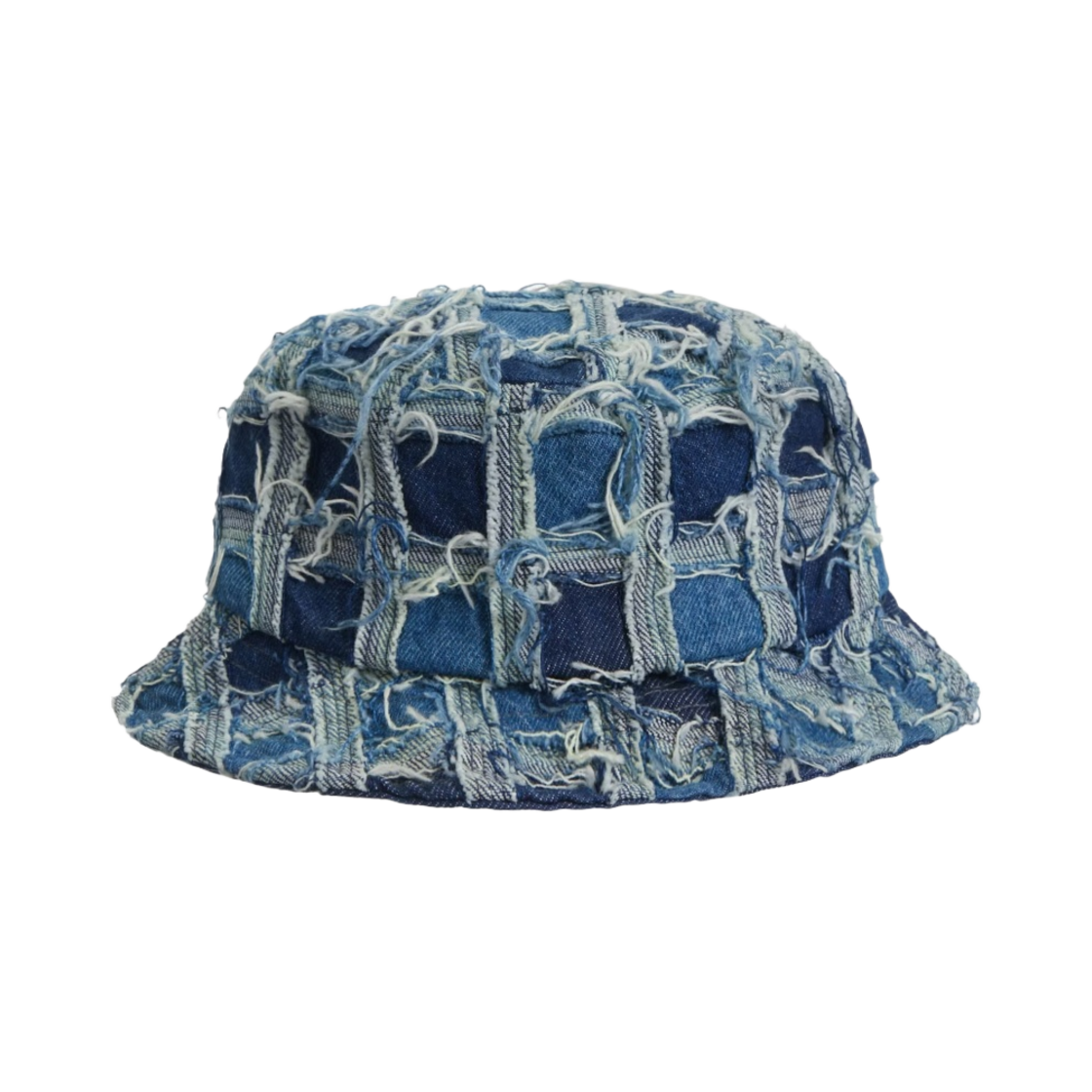 슈프림 프레이드 패치워크 데님 크러셔 워시드 블루 - 23SS(Supreme Frayed Patchwork Denim Crusher Washed Blue - 23SS) - 2