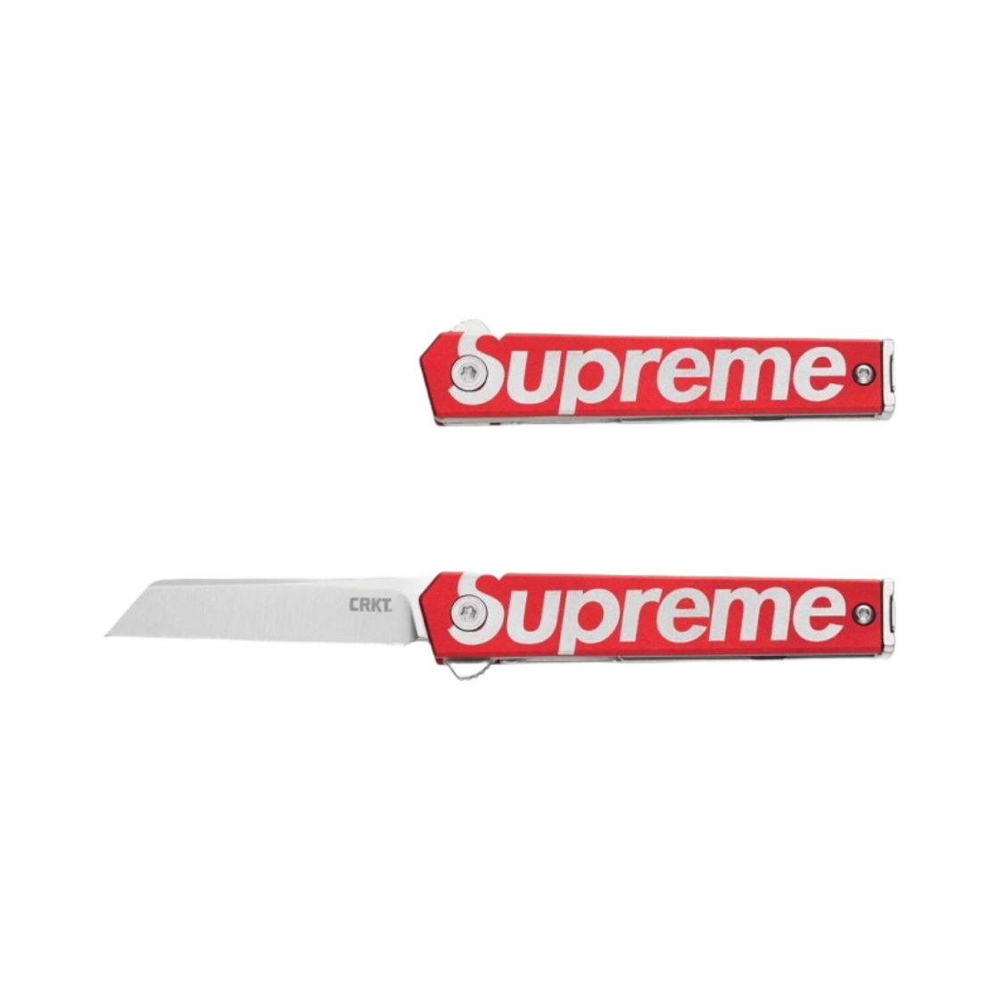 - Supreme x CRKT CEO Microflipper Pocket Knife Red - 24SS