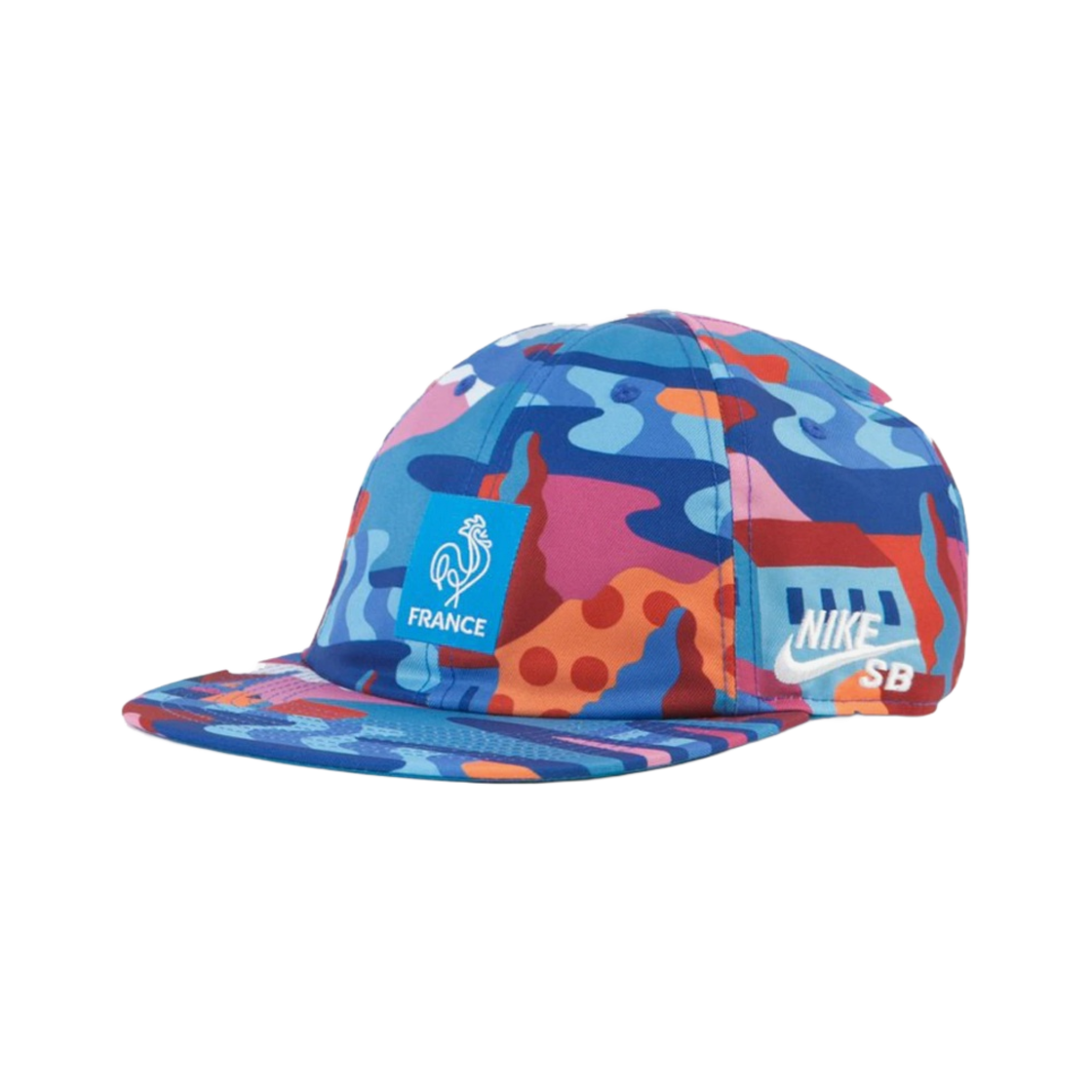 나이키 x 파라 SB 팀 프랑스 스케이트 캡 넵튠 블루(Nike x Parra SB Team France Skate Cap Neptune Blue) - 1
