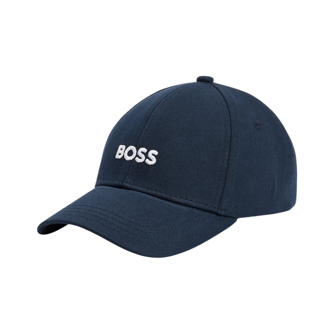 휴고 보스 자수 로고 코튼 트윌 식스 패널 캡 다크 블루(Hugo Boss Cotton Twill Six Panel Cap with Embroidered Logo Dark Blue) - 1