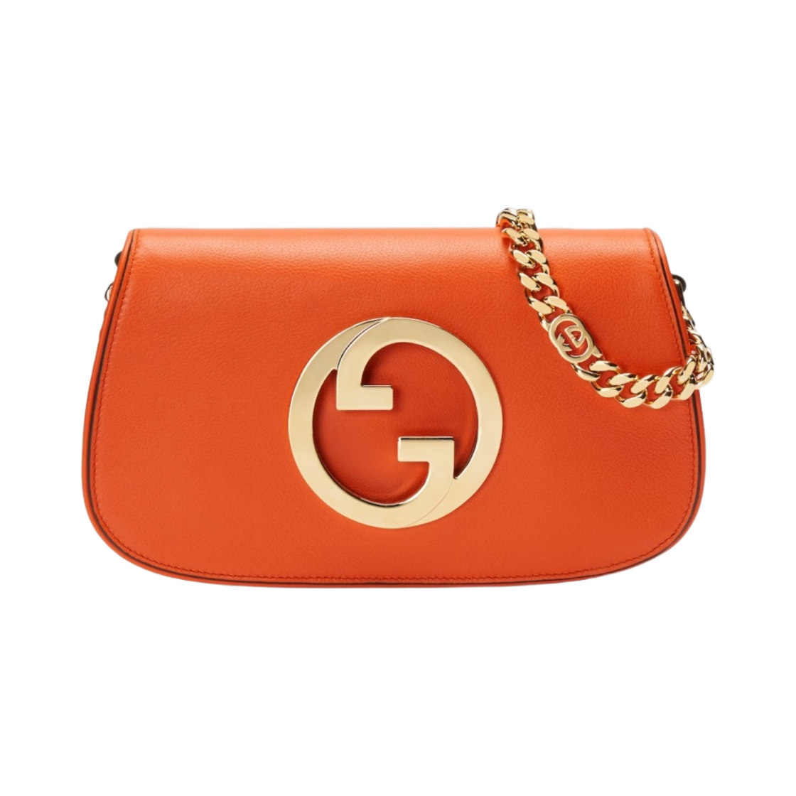 구찌 블론디 스몰 숄더백 오렌지 레더(Gucci Blondie Small Shoulder Bag Orange Leather) - 1