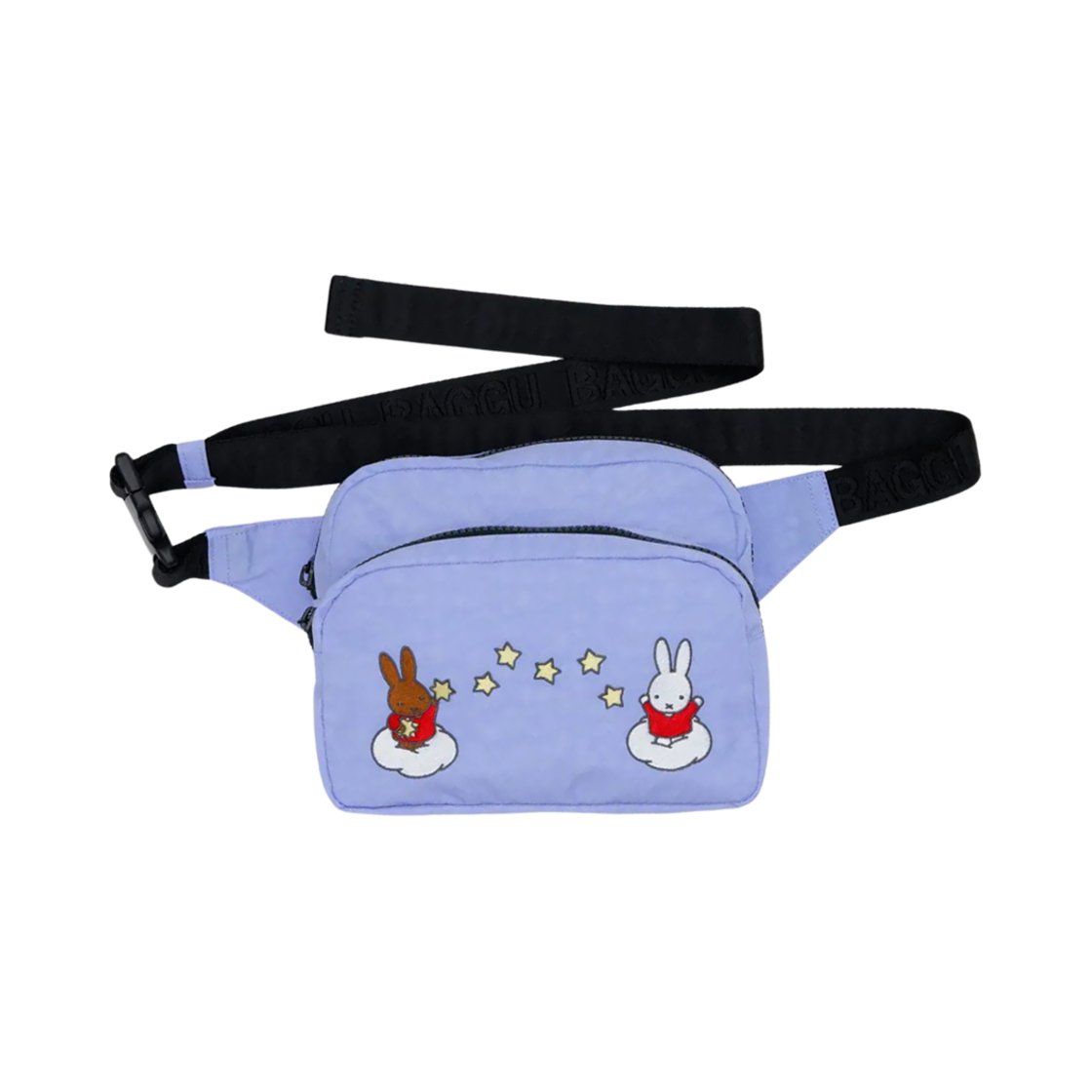 미피 x 바쿠 패니 팩 자수 미피(Miffy x Baggu Fanny Pack Embroidered Miffy)