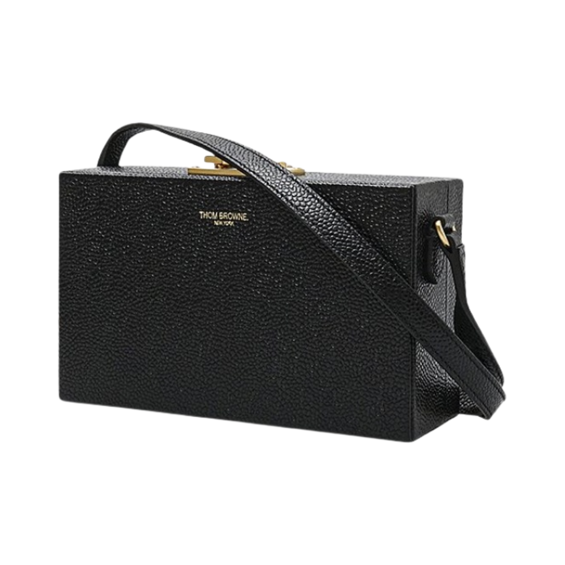 톰브라운 프론트 로고 스퀘어 크로스바디백 블랙(Thom Browne Front Logo Square Crossbody Bag Black) - 2
