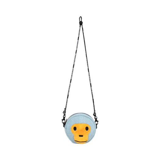 - BAPE Baby Milo Denim Small Cross Bag Light Indigo