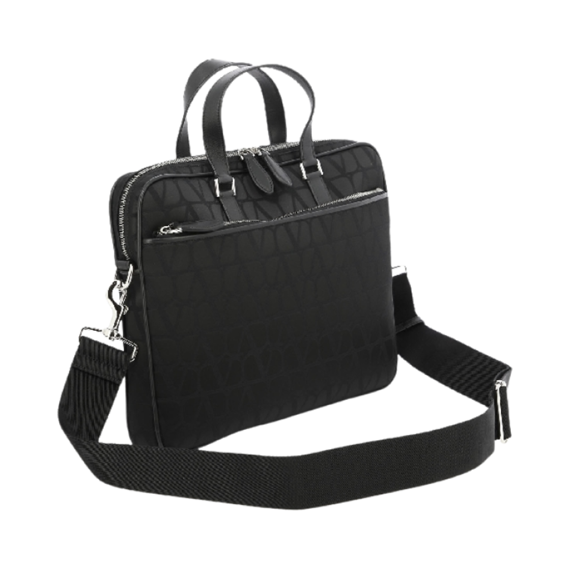 발렌티노 아이코노그래피 브리프케이스 블랙(Valentino Iconographe Briefcase Black) - 3