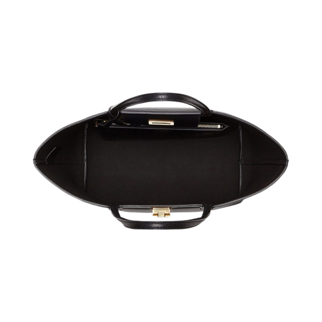 페라가모 스몰 간치니 토트백 블랙(Ferragamo Small Gancini Tote Bag Black) - 4