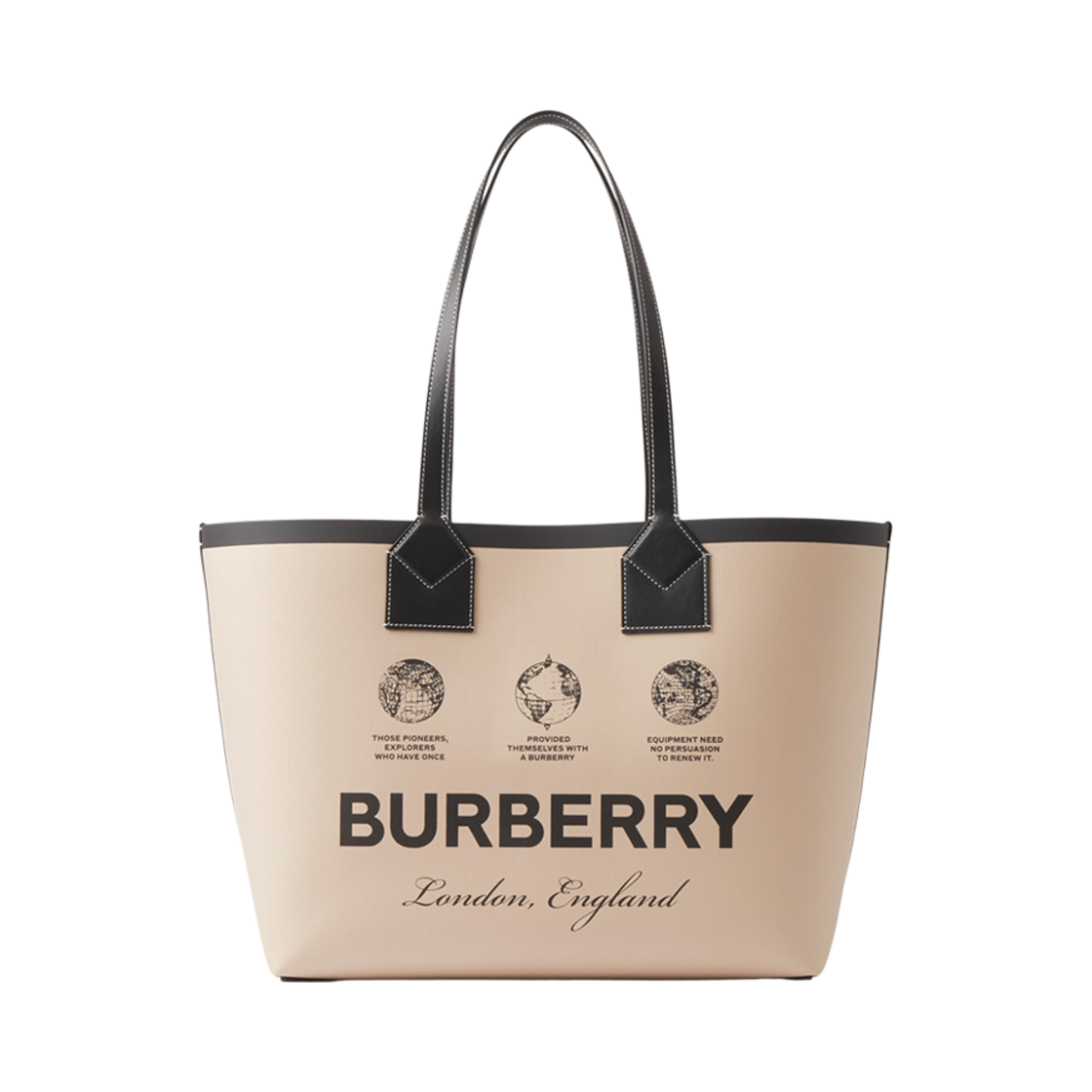 8063121 Burberry Medium London Tote Bag Beige