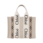 Chloe Woody Small Tote Bag Slate Green