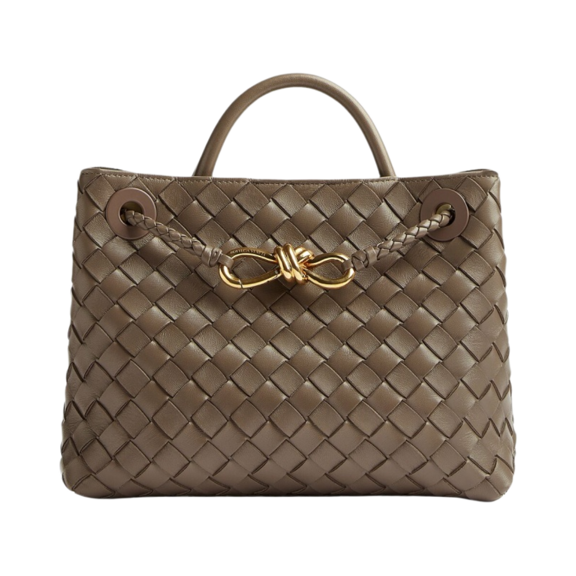 보테가 베네타 스몰 안디아모 토프 그레이(Bottega Veneta Small Andiamo Taupe Grey) - 1