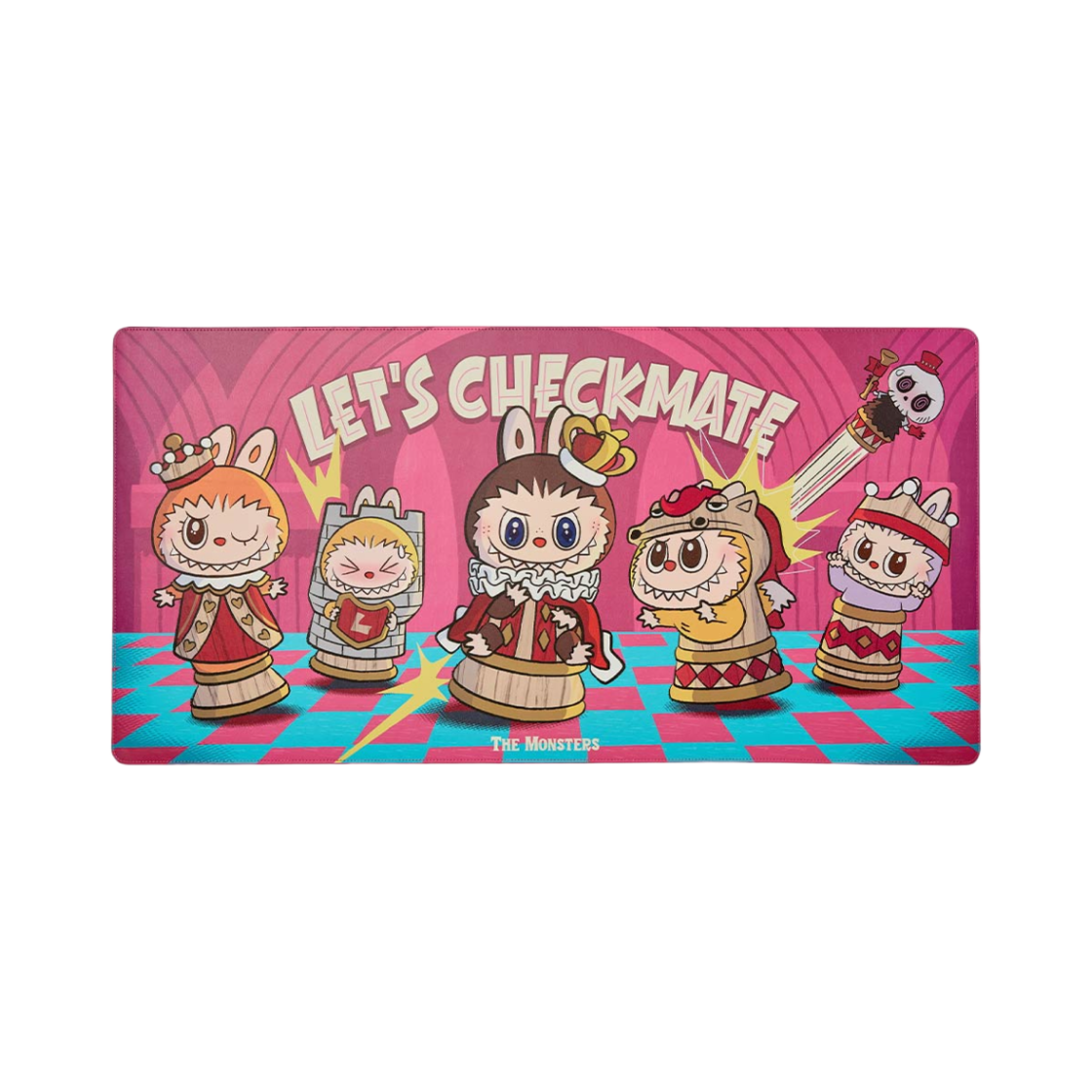 팝마트 더 몬스터즈 체크메이트 시리즈 데스크 매트(Pop Mart The Monsters Checkmate Series Desk Mat)