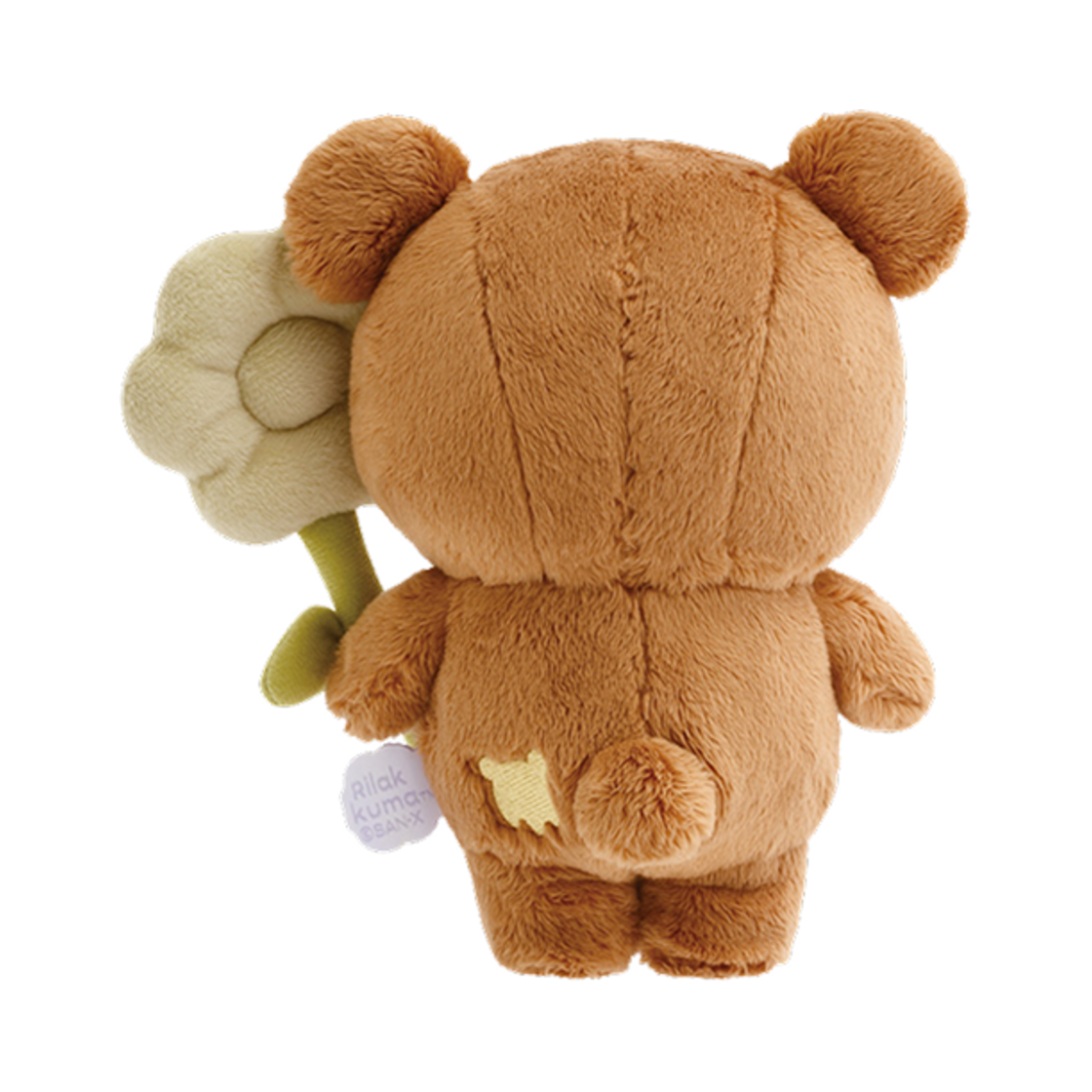 산엑스 리락쿠마 플라워 봉제 인형 차이로이코구마(San-X Rilakkuma Flower Stuffed Toys Chairoi Kokuuma) - 2