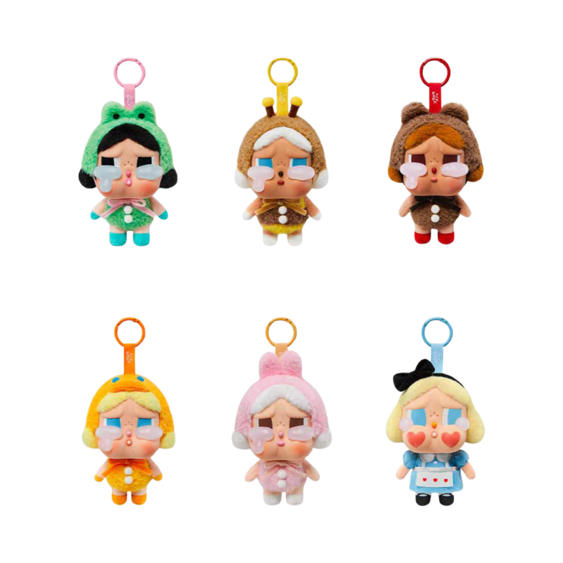 - Pop Mart Crybaby Crying Again Series Plush Keyring Sealed Case (6 Blind Boxes) - #2