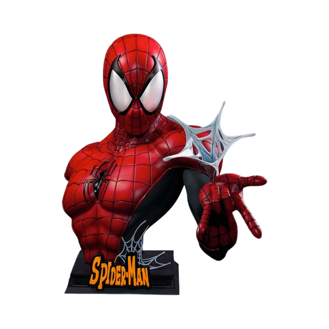 퀸 스튜디오 코믹스 스파이더맨 1:1 버스트 레드 블랙(Queen Studios Comic Spider-Man 1:1 Bust Red Black)