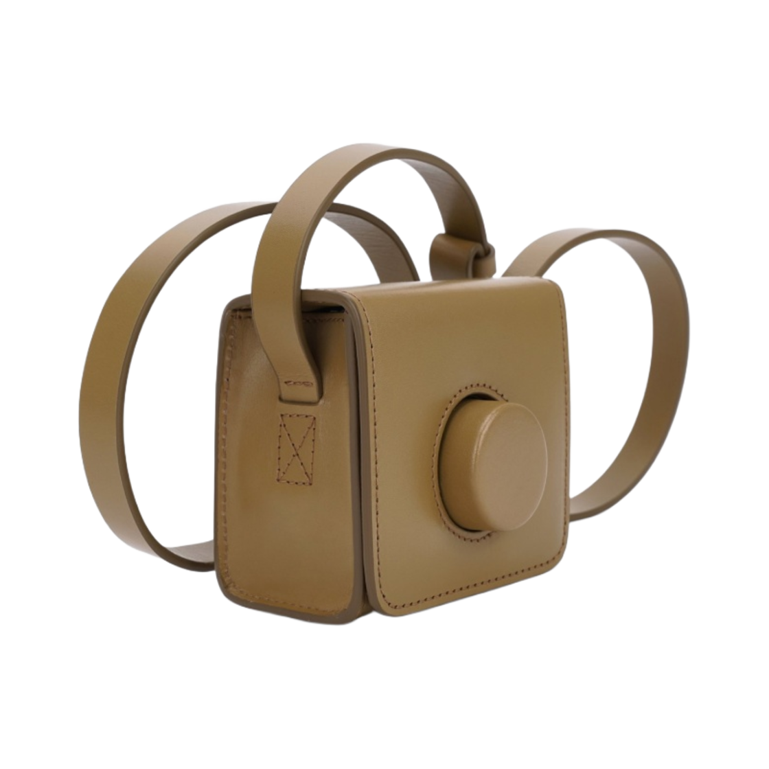 르메르 미니 카메라백 베지터블 탠 레더 샌드(Lemaire Mini Camera Bag Vegetable-Tanned Leather Sand) - 2