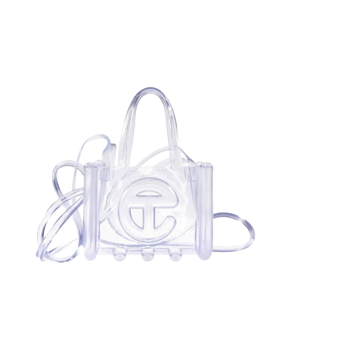 - Telfar x Melissa Small Jelly Shopping Bag Clear