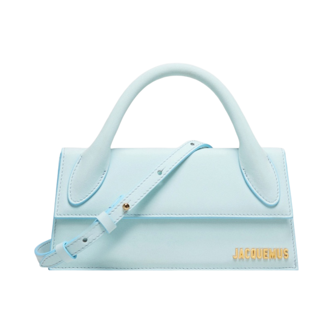 자크뮈스 르 치키토 롱 시그니쳐 핸드백 페일 블루(Jacquemus Le Chiquito Long Signature Handbag Pale Blue) - 1