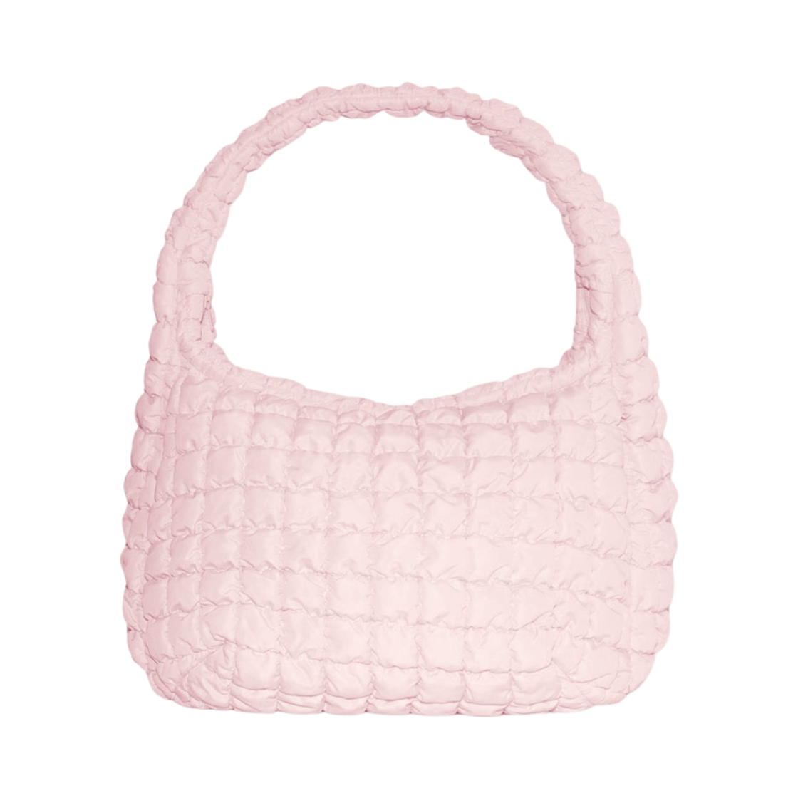 0916460020 COS Quilted Oversized Shoulder Bag Pink - 대표 이미지 #1