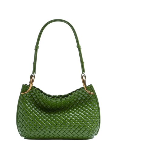 Bottega Veneta Small Clicker Shoulder Bag Avocado