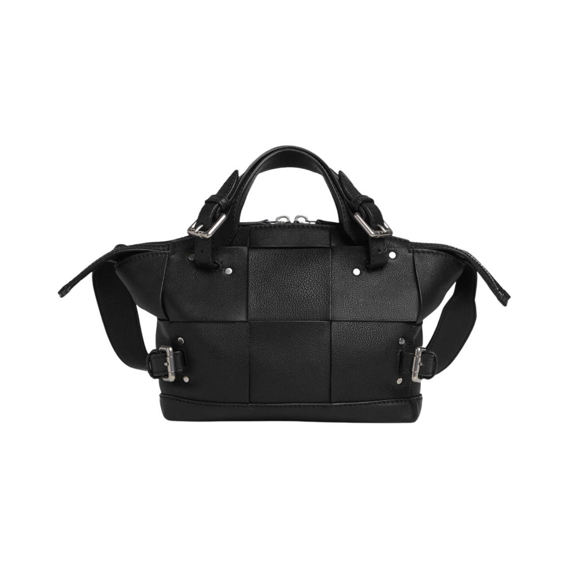 691167V1Q718803 Bottega Veneta Arco Tool Small Top Handle Bag Black