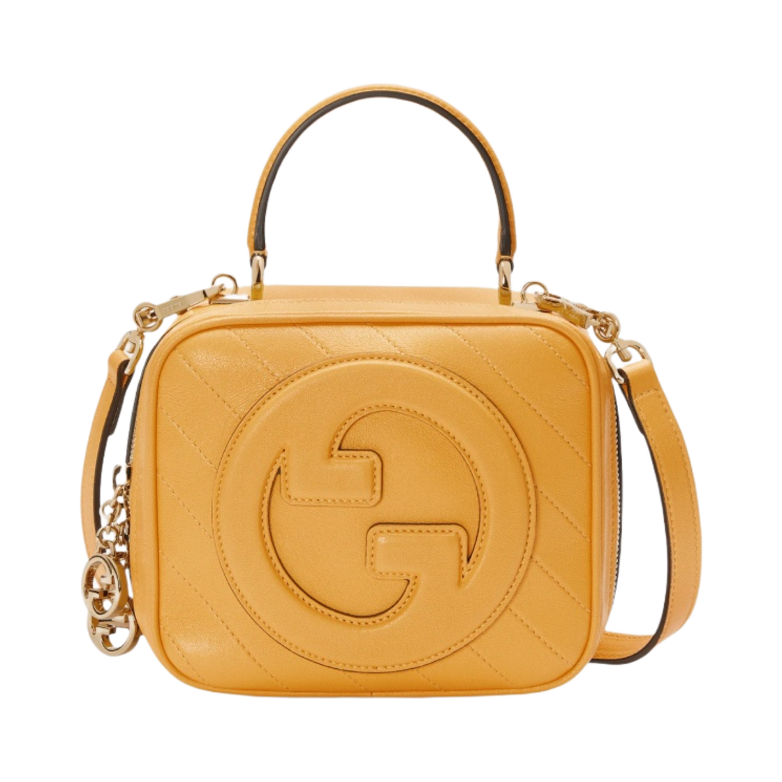 구찌 블론디 탑 핸들 백 옐로우 레더(Gucci Blondie Top Handle Bag Yellow Leather) - 1