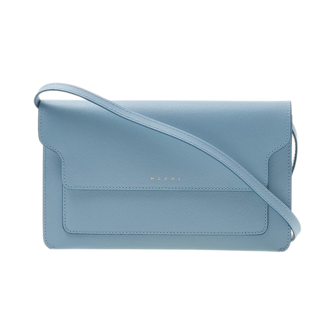마르니 사피아노 트렁크백 아쿠아마린(Marni Saffiano Trunk Bag Aquamarine) - 1