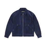 ジャケット・アウター 24FW Supreme Suede Work Jacket Blue L ジャケット・アウター 24FW Supreme Suede Work Jacket Blue L