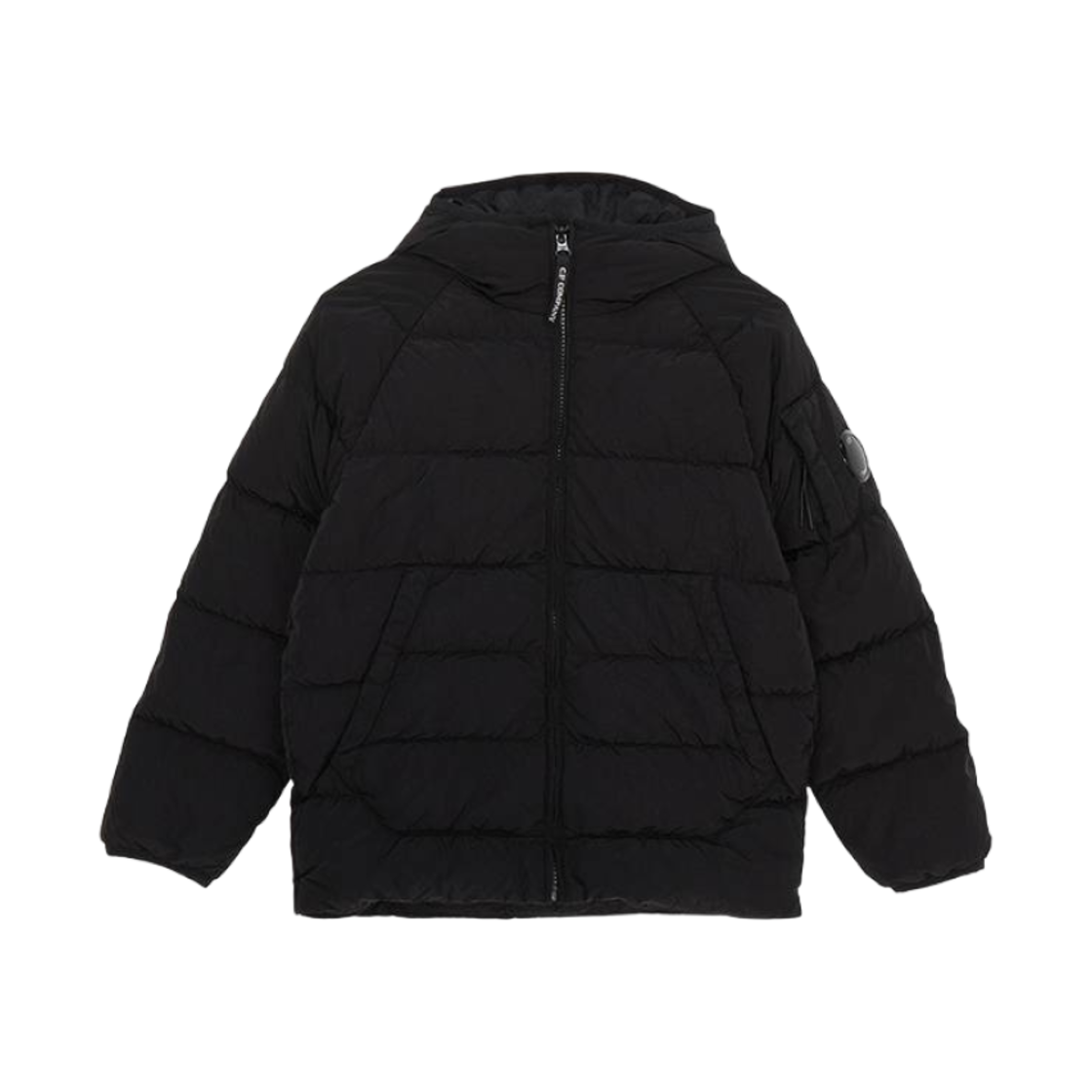 (키즈) C.P. 컴퍼니 크롬-R 다운 자켓 블랙 - 24FW((Kids) C.P. Company Chrome-R Down Jacket Black - 24FW) - 1
