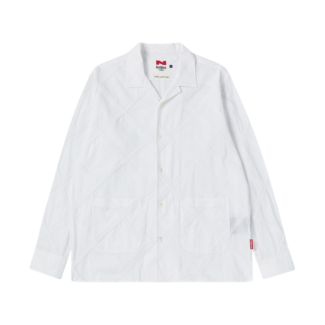 NV24SUJK02WH N ARCHIVE Hand Made Vintage Cotton Jacket White
