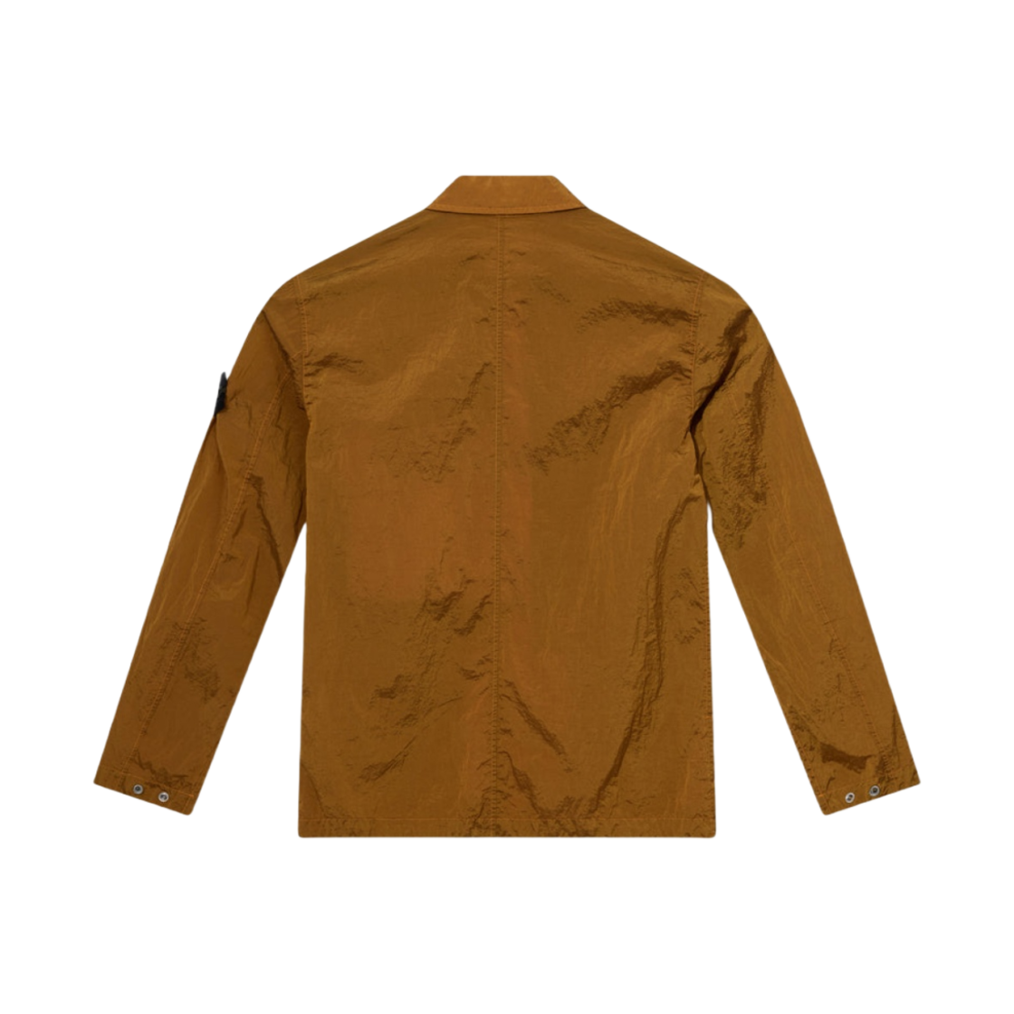 스톤 아일랜드 10919 나일론 메탈 에코닐 재생 나일론 오버셔츠 오렌지 - 23SS(Stone Island 10919 Nylon Metal in Econyl Regenerated Nylon Overshirt Orange - 23SS) - 2