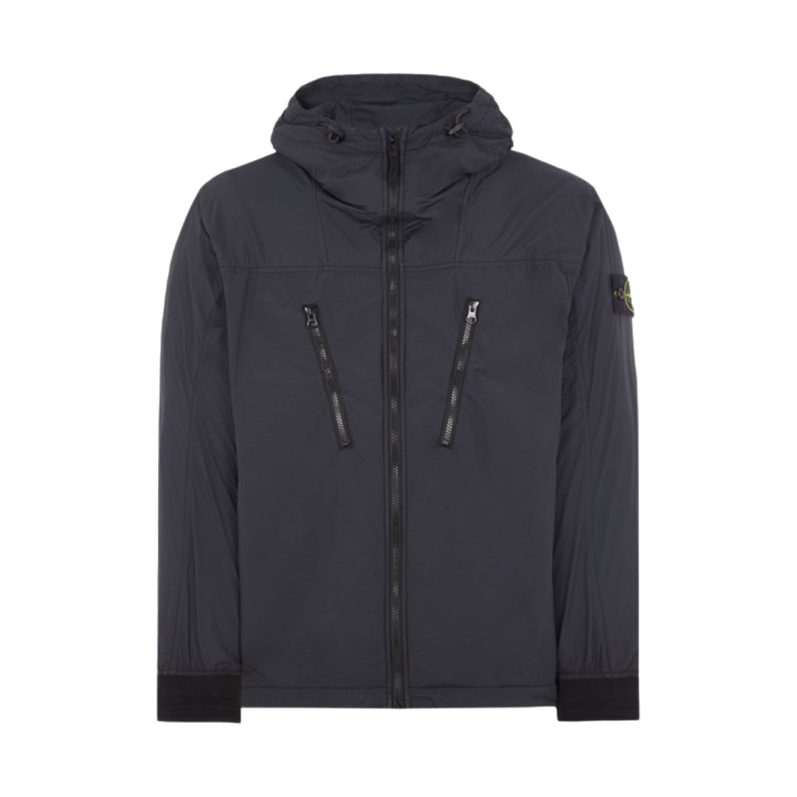 스톤 아일랜드 40425 스킨 터치 나일론-TC 후드 자켓 팩터블 블랙 - 24SS(Stone Island 40425 Packable Skin Touch Nylon-TC Hooded Jacket Black - 24SS) - 1