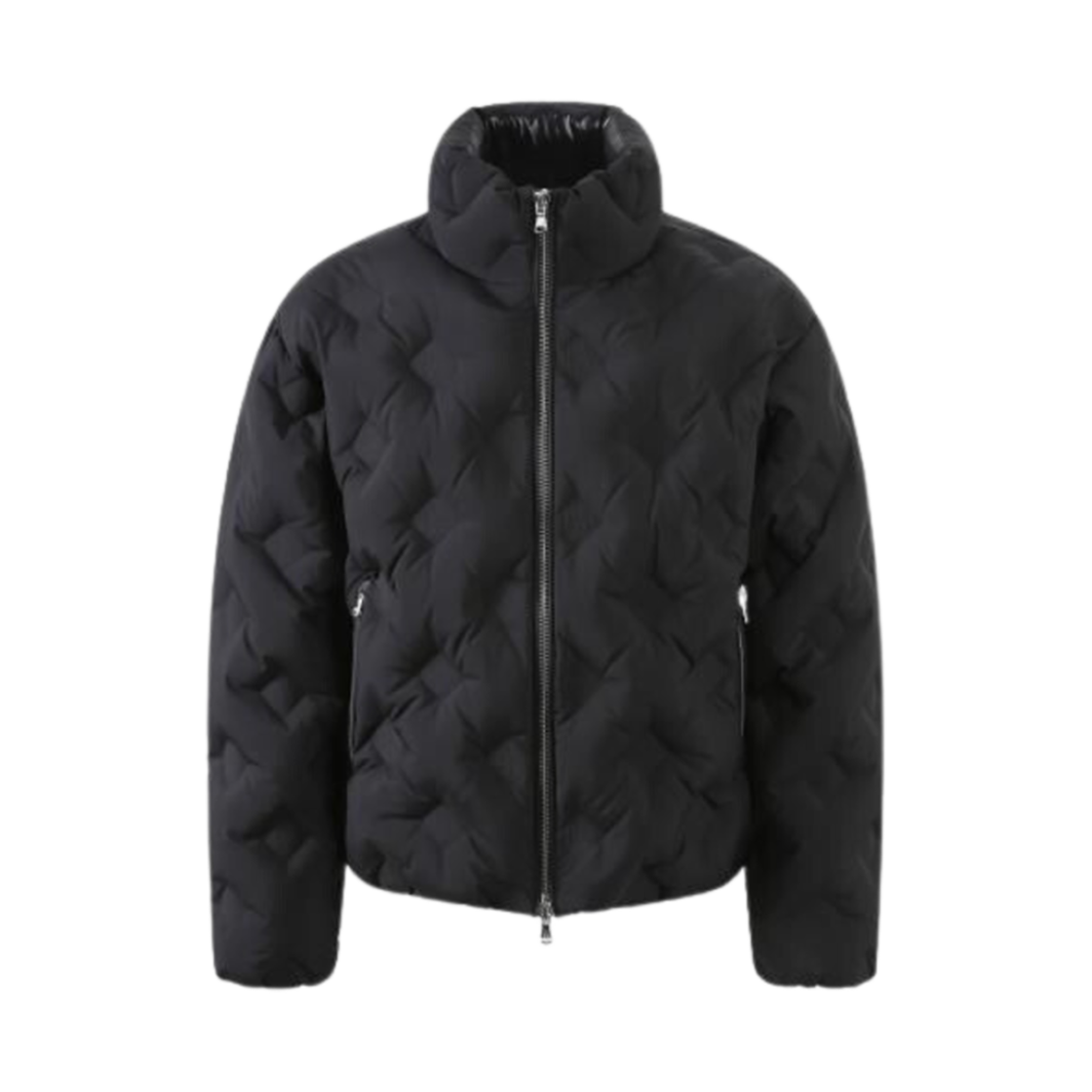 VUDJ20536-BKS Duvetica New Patroclo Logo Down Jacket Black