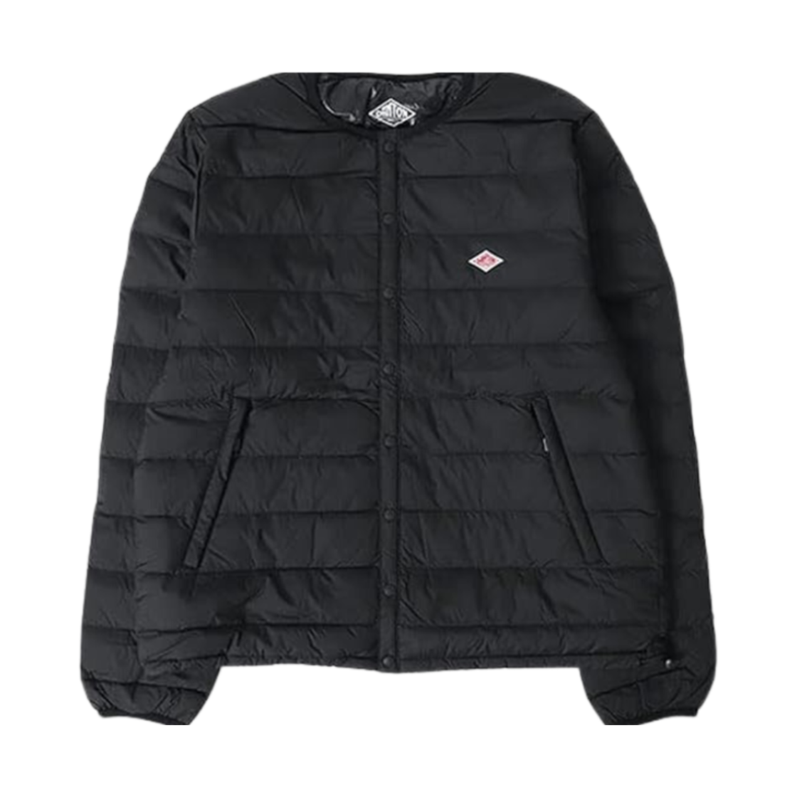 (W) 단톤 이너 크루넥 자켓 블랙((W) Danton Inner Crewneck Jacket Black)