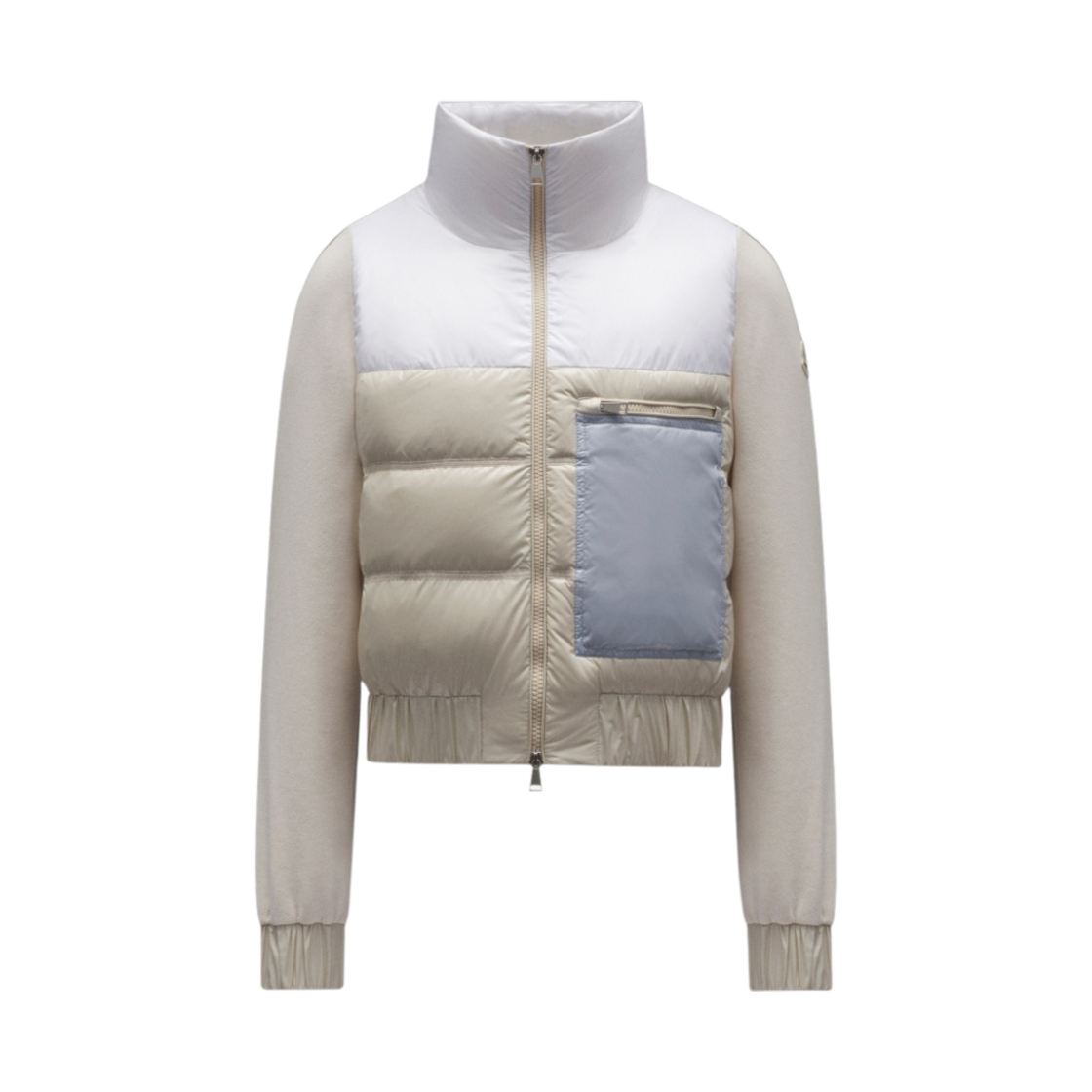 (W) 몽클레르 패딩 스웨트셔츠 크림 - 22SS((W) Moncler Padded Sweatshirt Cream - 22SS) - 1