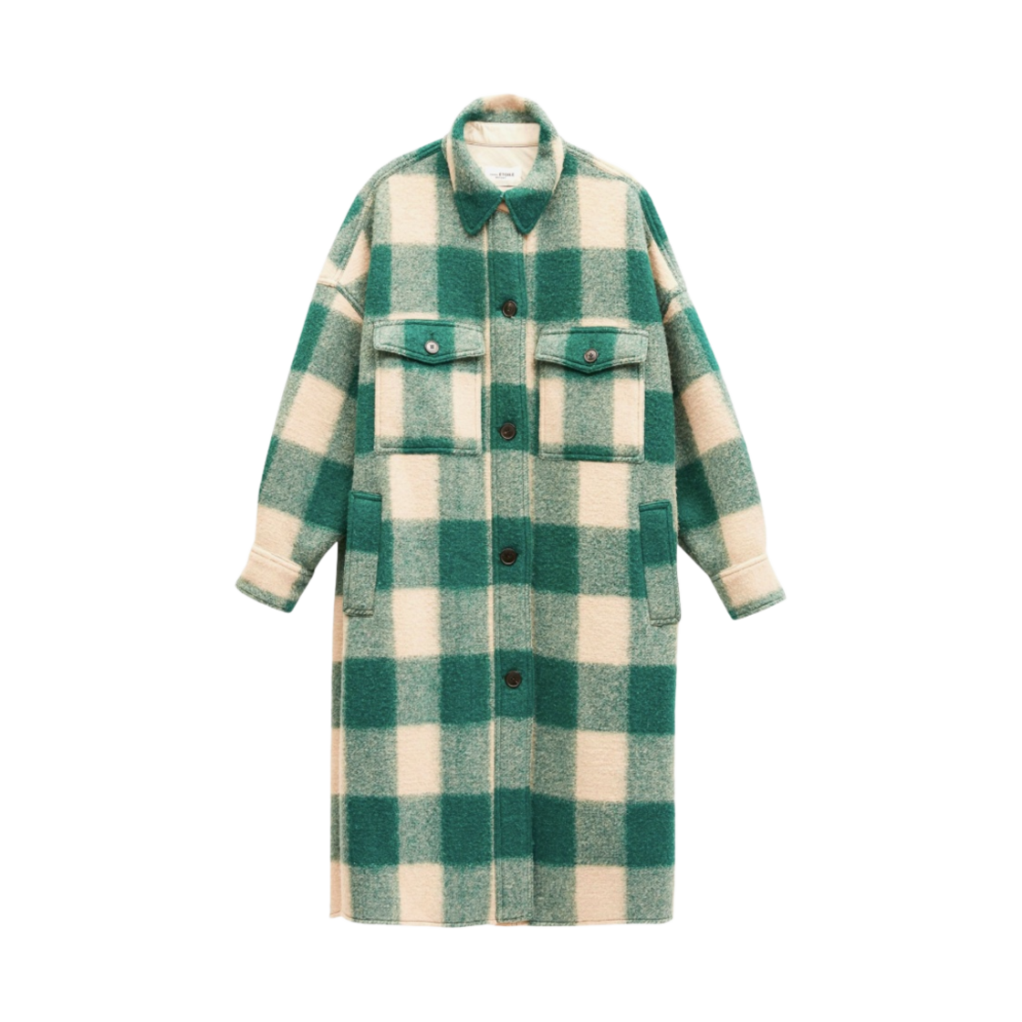 (W) 이자벨 마랑 폰티지 코트 그린 - 21FW