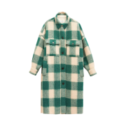(W) Isabel Marant Fontizi Coat Green - 21FW