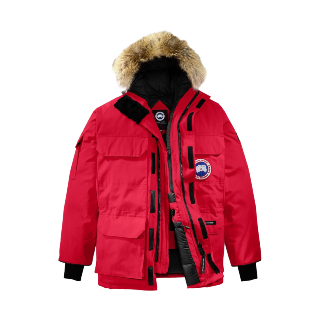 캐나다 구스 익스페디션 파카 퓨전 핏 레드