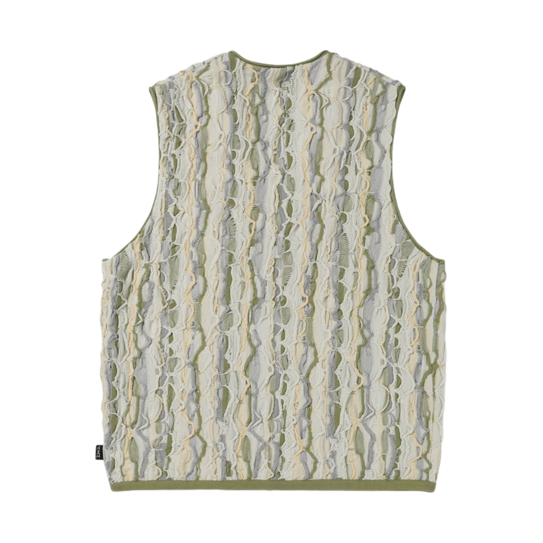 디스이즈네버댓 3D 케이블 니트 베스트 베이지(thisisneverthat 3D Cable Knit Vest Beige) - 2
