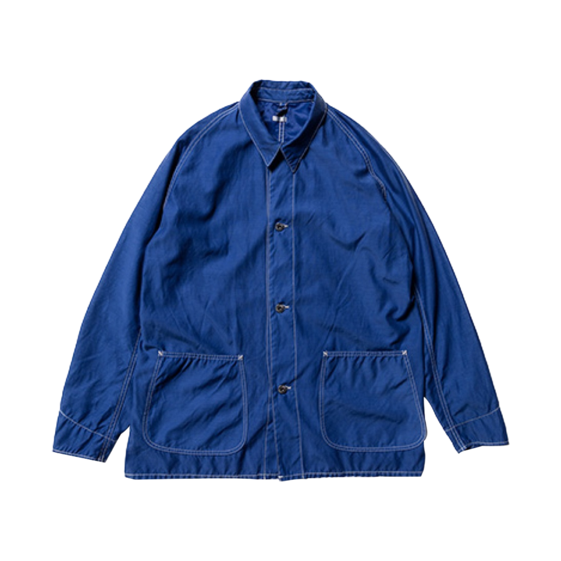 아프레쎄 오버 다잉 커버롤 자켓 블루 - 23SS(A.Presse Over Dyeing Coverall Jacket Blue - 23SS) - 1