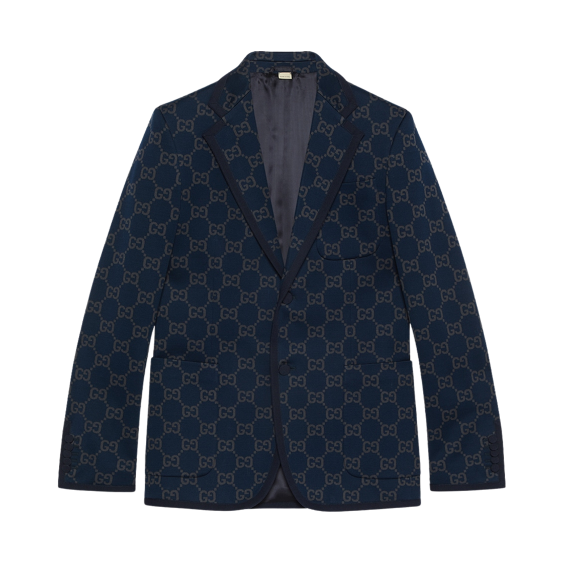 구찌 GG 코튼 자켓 다크 블루 그레이(Gucci GG Cotton Jacket Dark Blue Grey) - 1