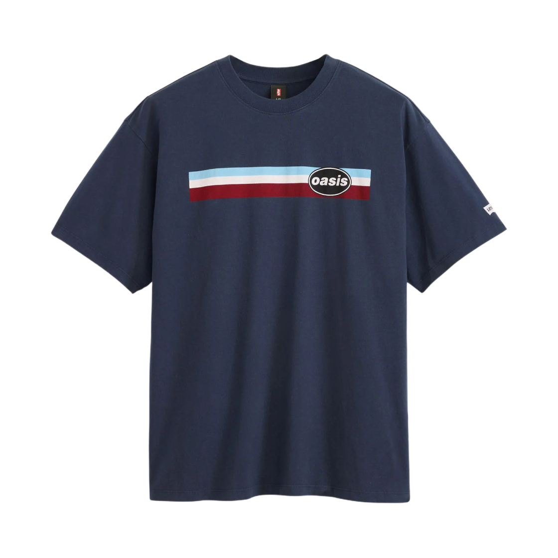 LEVI'S x OASIS　DECA LOGO Tシャツ ホワイト サイズXL Levi's® Men's Oasis Band Tee - Oasis Deca Logo White+
