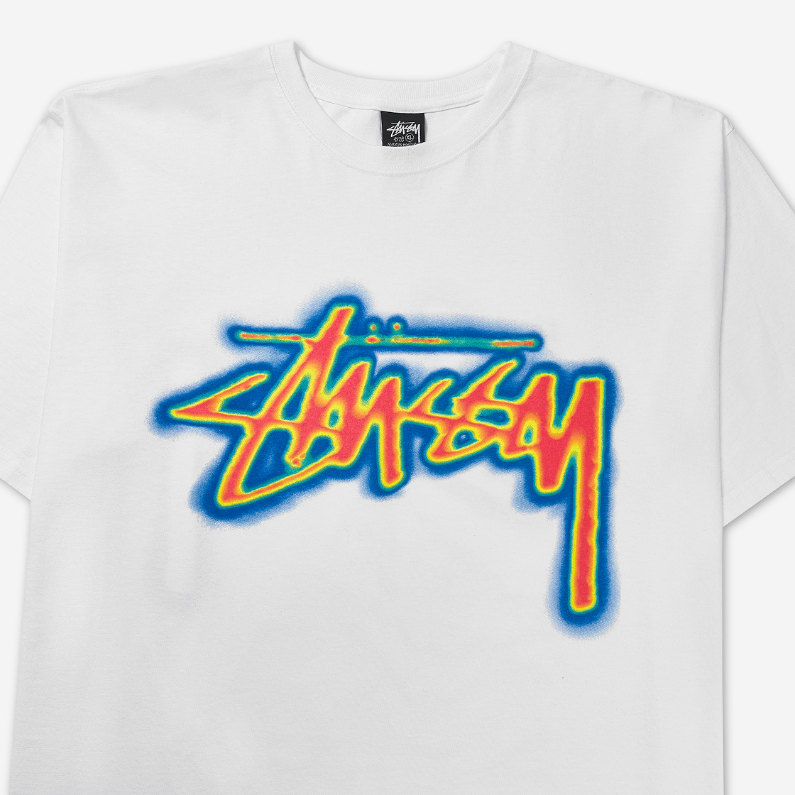 스투시 써멀 스탁 티셔츠 화이트(Stussy Thermal Stock T-Shirt White) - 3