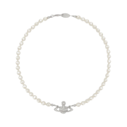Vivienne Westwood Mini Bas Relief Choker Silver