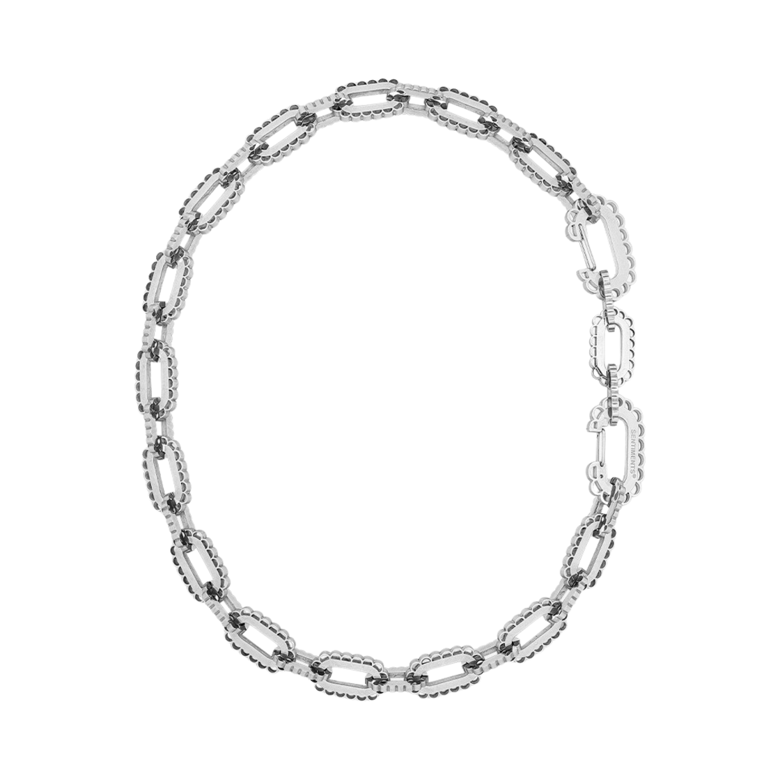 no510 Sentiments No.510 Lace Line Chain Necklace Silver