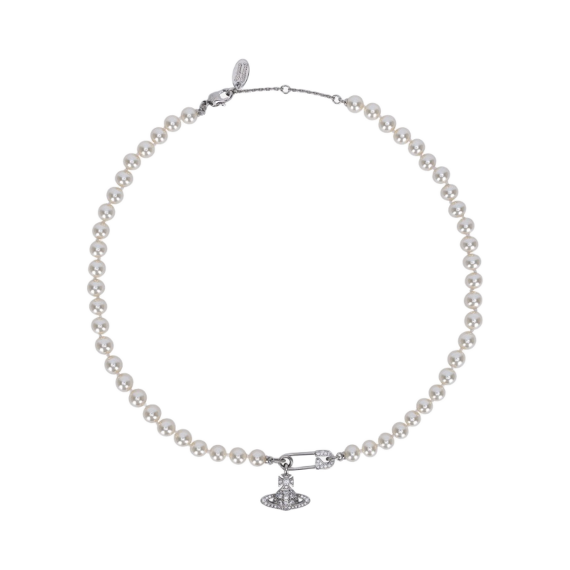 비비안 웨스트우드 루크리스 펄 네클리스 실버(Vivienne Westwood Lucrece Pearl Necklace Silver)