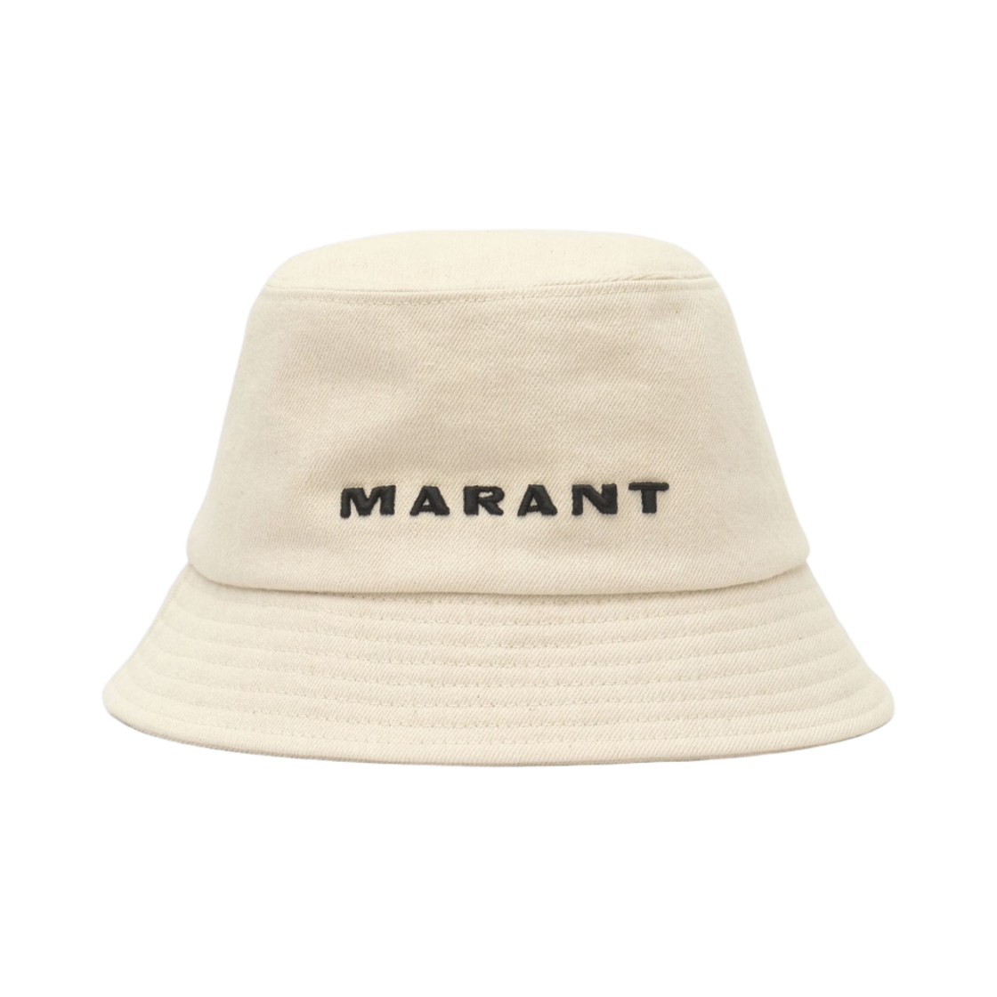 CU001XHA-A2C04J-ECBK Isabel Marant Haley Logo Hat Ecru Black - 24SS