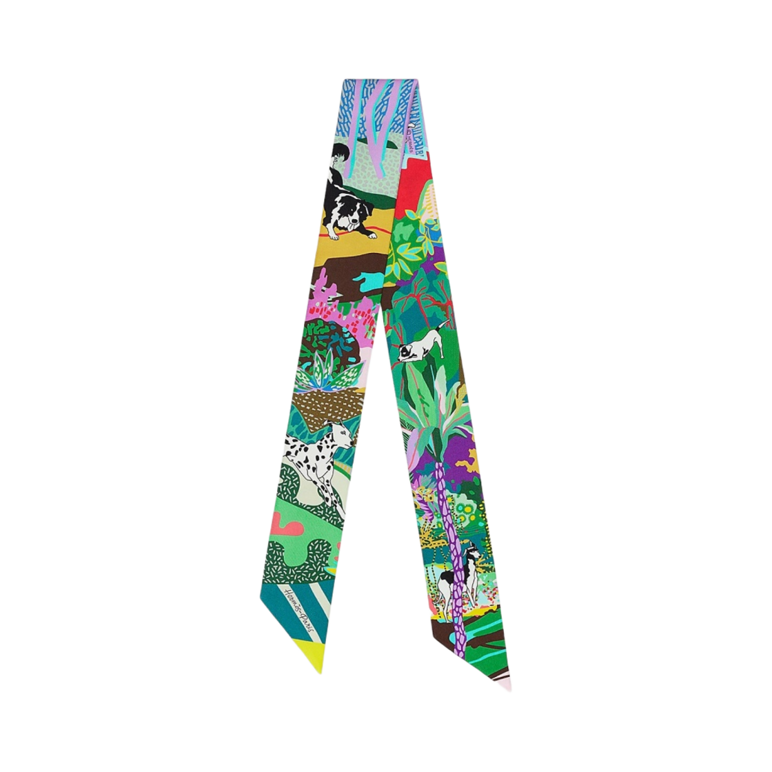 (W) 에르메스 엔 리버트 트윌리 베르 시클라멘 멀티꼴로르((W) Hermes En Liberte Twilly Vert Cyclamen Multicolore) - 1
