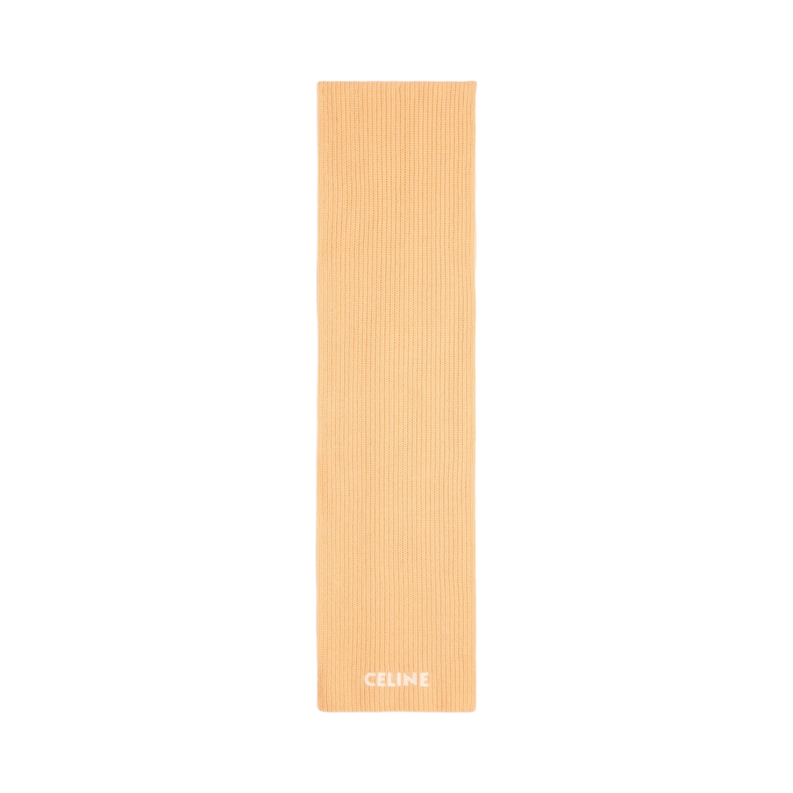 (W) 셀린느 머플러 립드 울  페일 옐로우((W) Celine Muffler in Ribbed Wool Pale Yellow) - 1