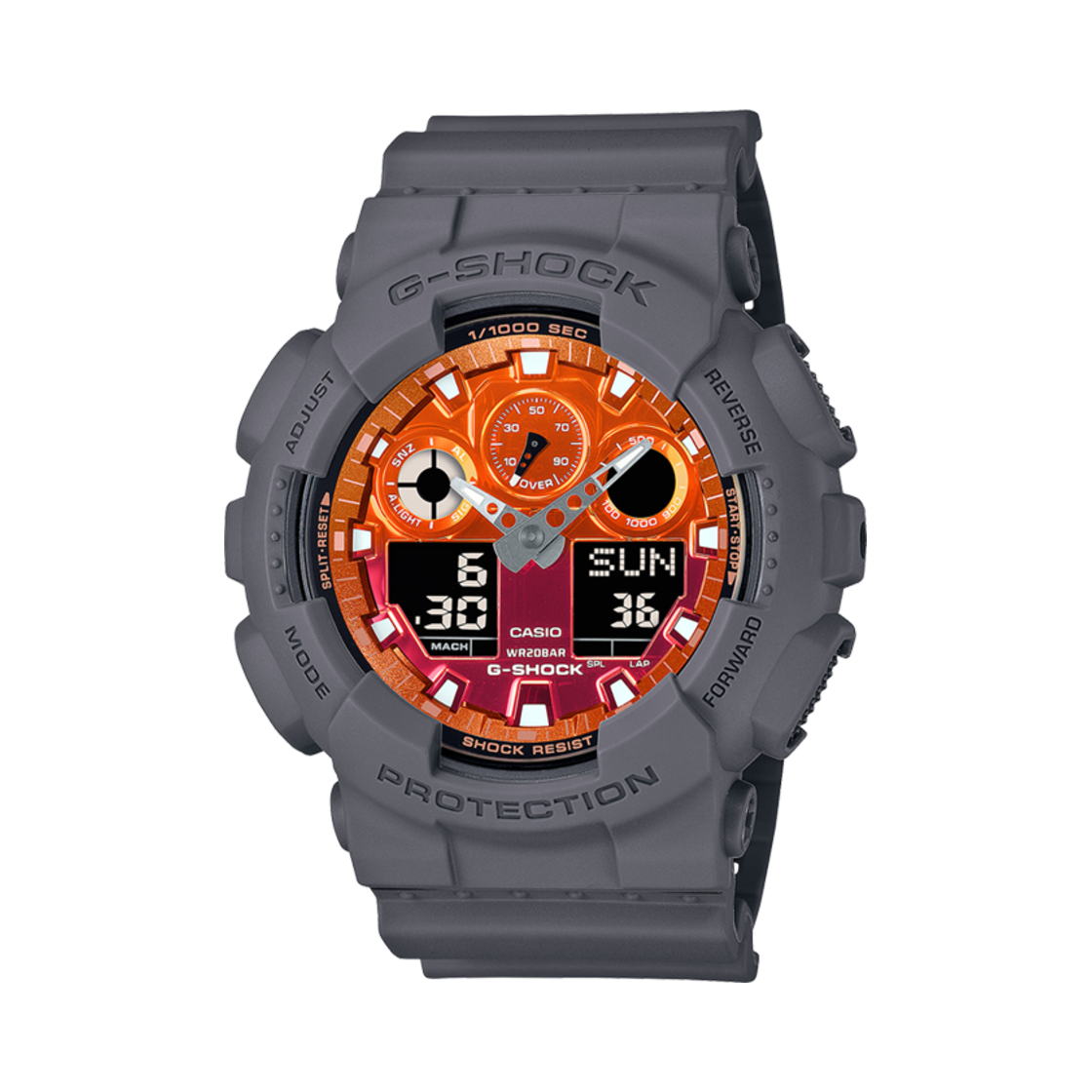 GA-100FL-8A Casio G-Shock GA-100FL-8A